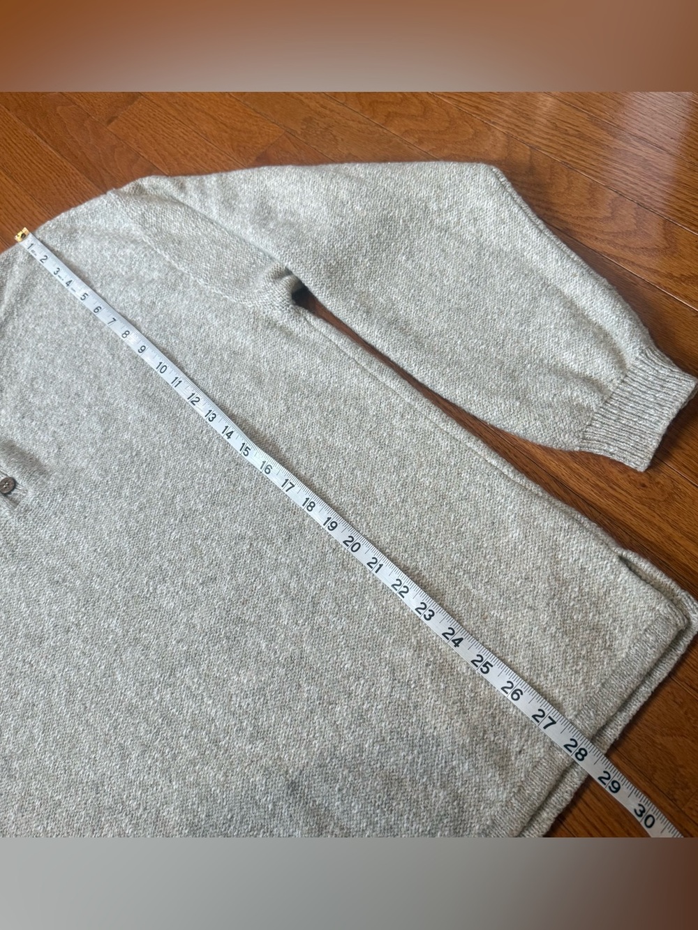 Vintage The Territory Ahead Men’s Large Henley Sweater Rollneck Wool Silk USA - Picture 6 of 8